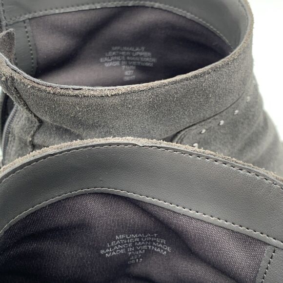 Marc Fisher Womens Suede Ankle Bootie Gray 7.5M Umala-T Round Toe Silver Studs - Picture 8 of 12